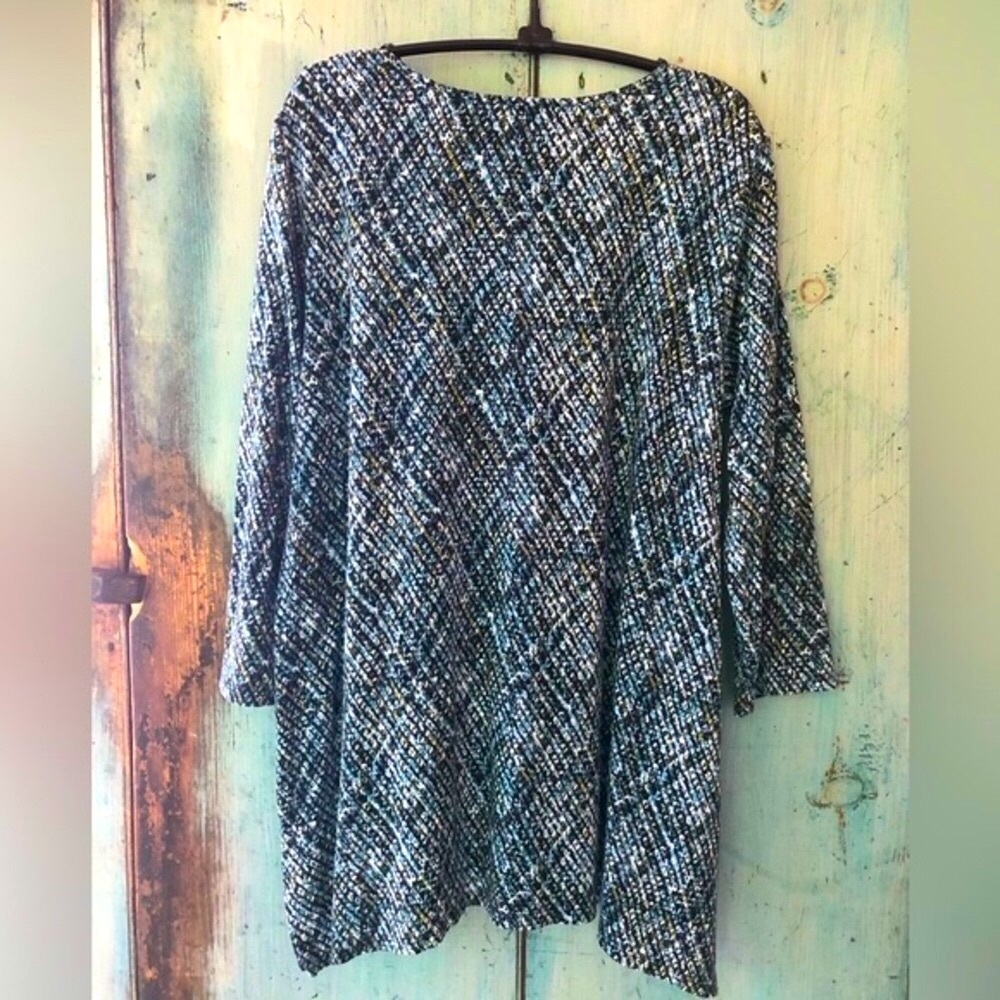 j.jill wearever top in shades of black, blue, taupe, & cream; perfect any season - Picture 7 of 11